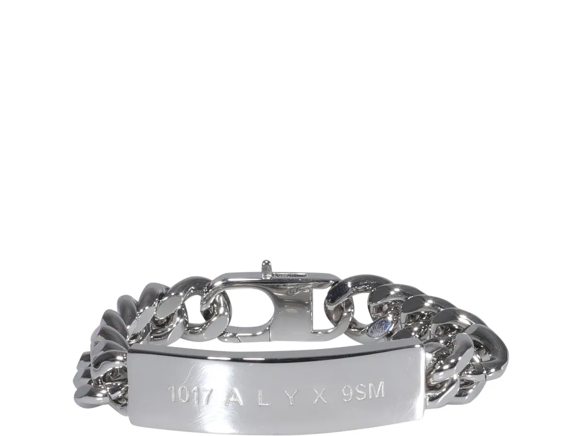 1017 ALYX 9SM Logo Plaque Chain Bracelet