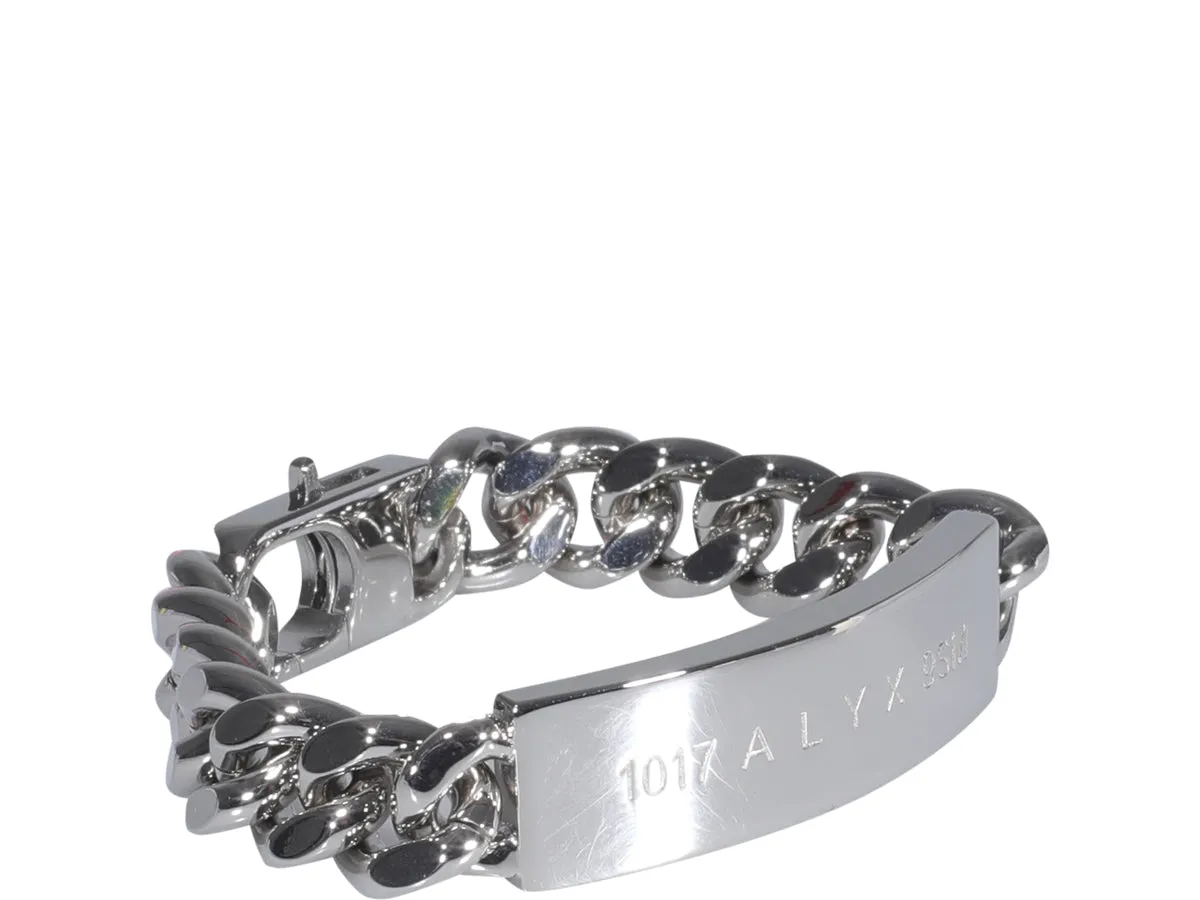 1017 ALYX 9SM Logo Plaque Chain Bracelet