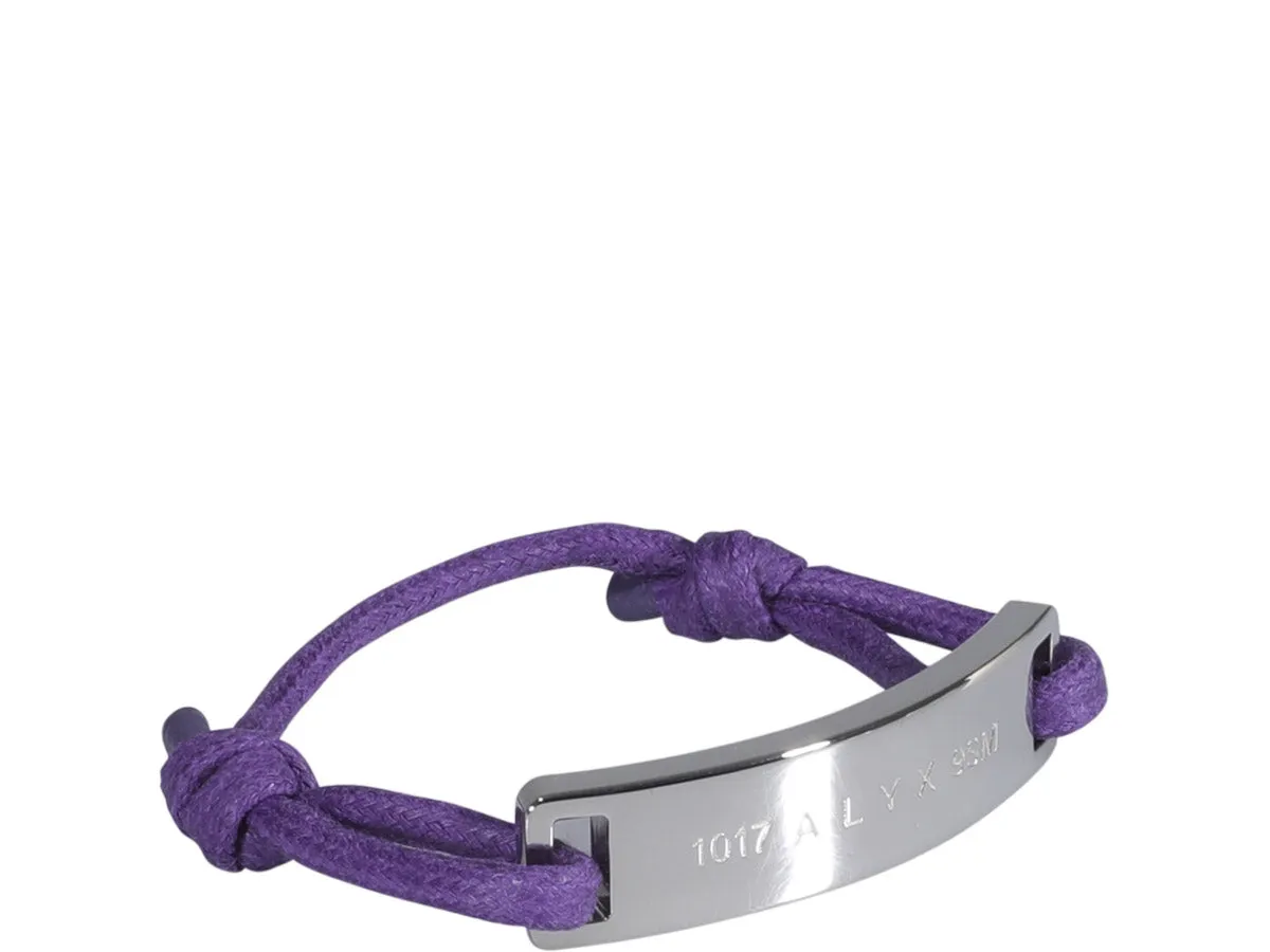 1017 ALYX 9SM Logo-Plaque Knot Detailed Bracelet