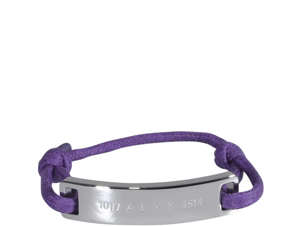 1017 ALYX 9SM Logo-Plaque Knot Detailed Bracelet