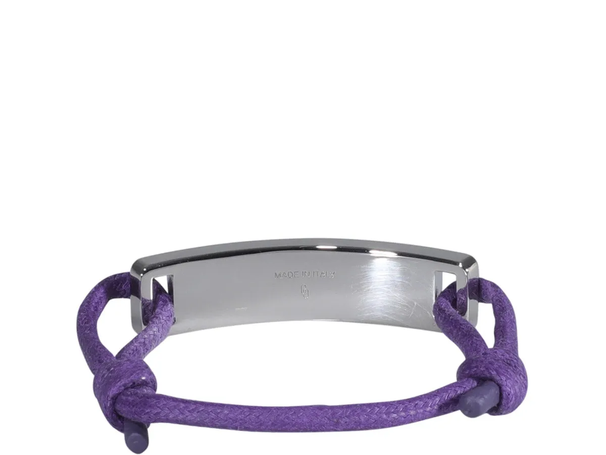 1017 ALYX 9SM Logo-Plaque Knot Detailed Bracelet