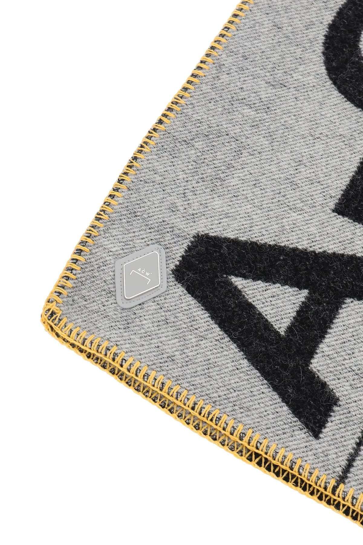 A-Cold-Wall* Contrasting Logo Printed Whipstitched Scarf