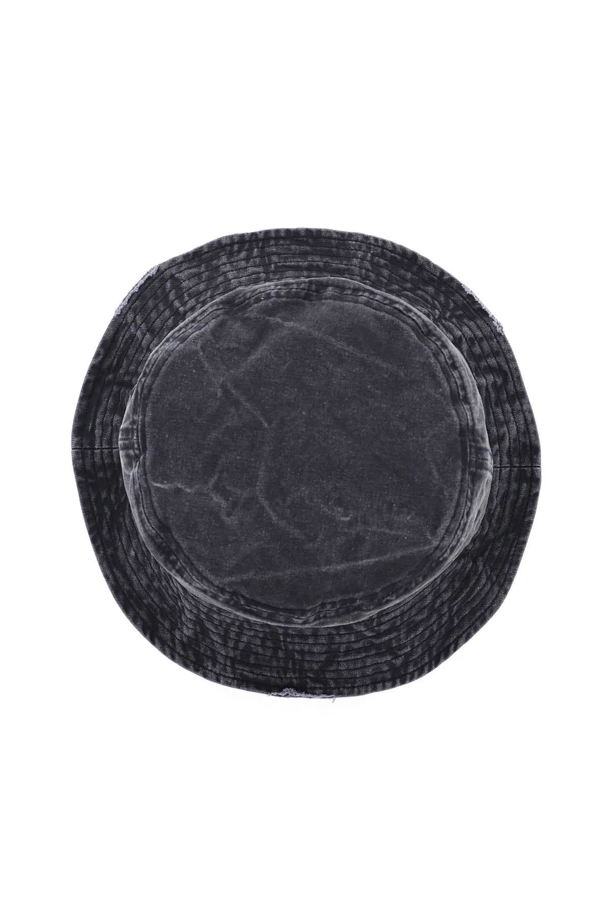 Acne Studios Face Patch Frayed Edge Bucket Hat