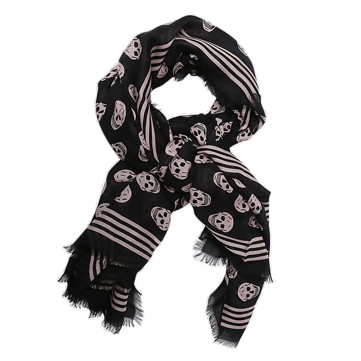 Alexander McQueen Allover Skull Scarf