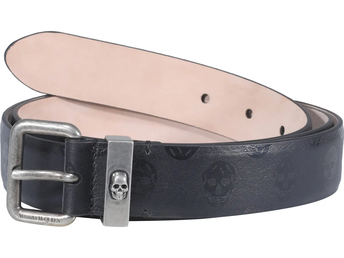 Alexander McQueen Biker Skull Belt