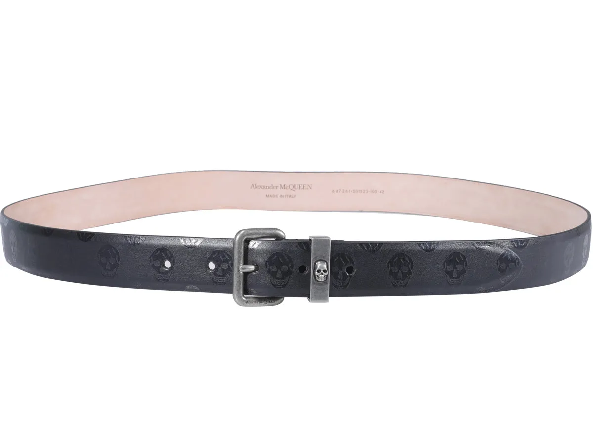 Alexander McQueen Biker Skull Belt