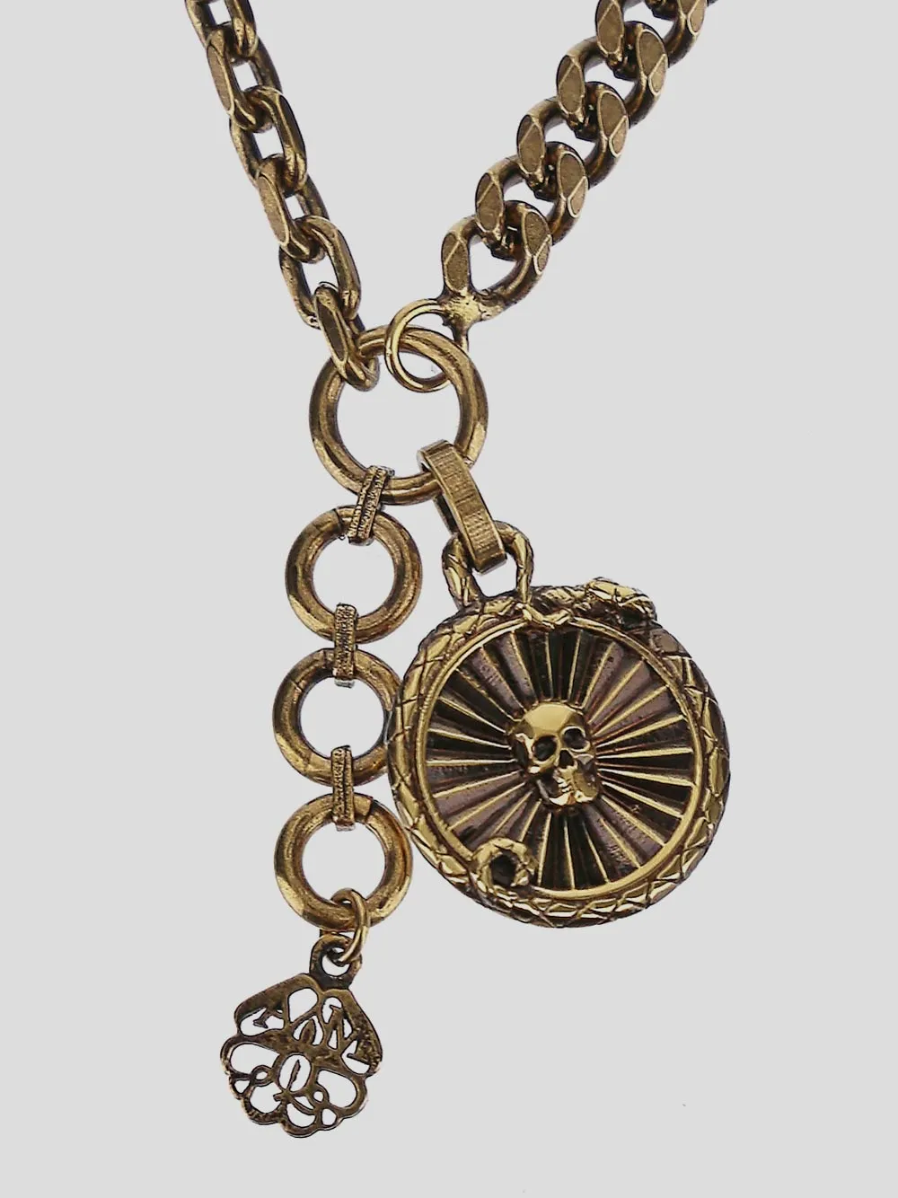 Alexander McQueen Chain-Link Coin Bracelet