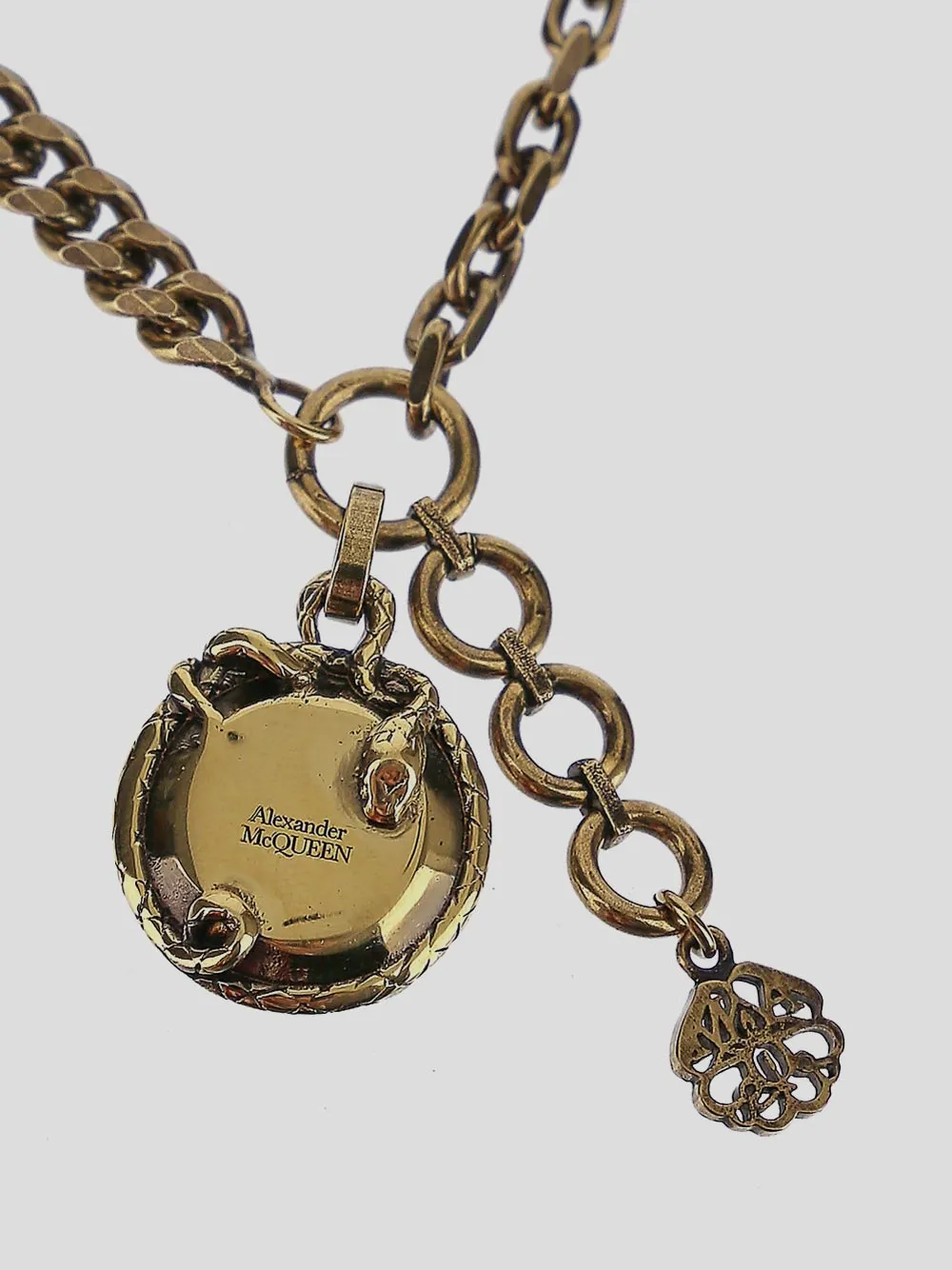 Alexander McQueen Chain-Link Coin Bracelet