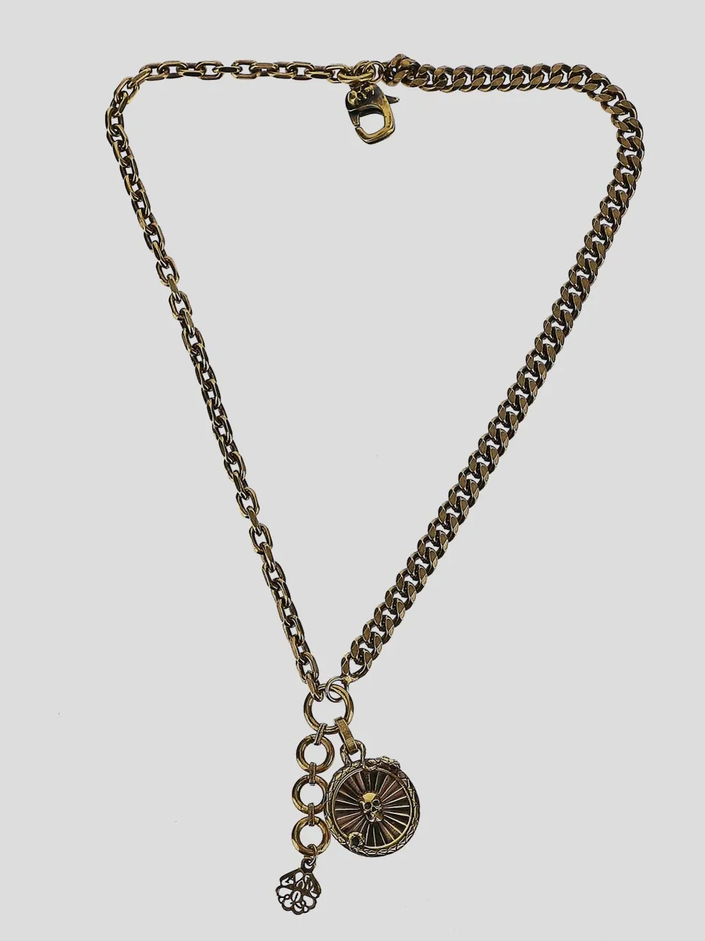 Alexander McQueen Chain-Link Coin Bracelet