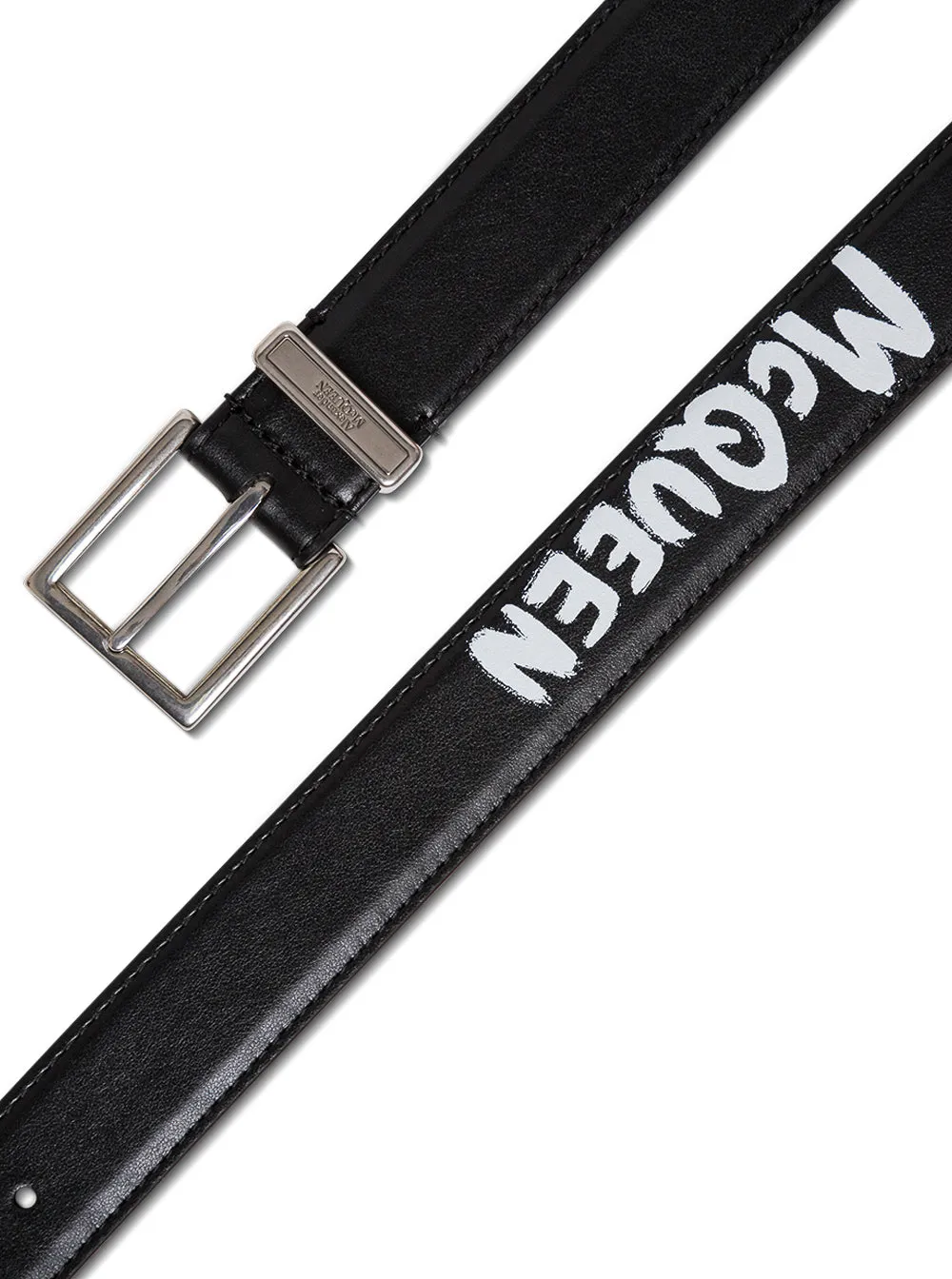 Alexander McQueen Graffiti Logo Belt