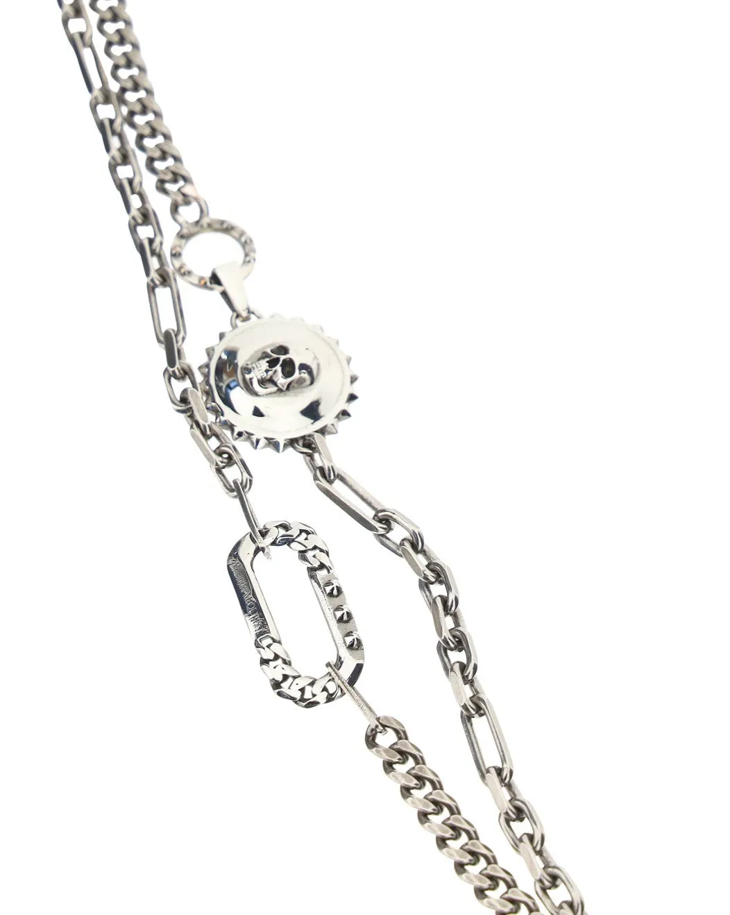 Alexander McQueen Iconic Skull Charm Chain Bracelet