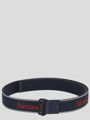 Alexander McQueen Logo Detailed Belt