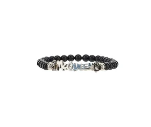 Alexander McQueen Logo Plaque Bracelet