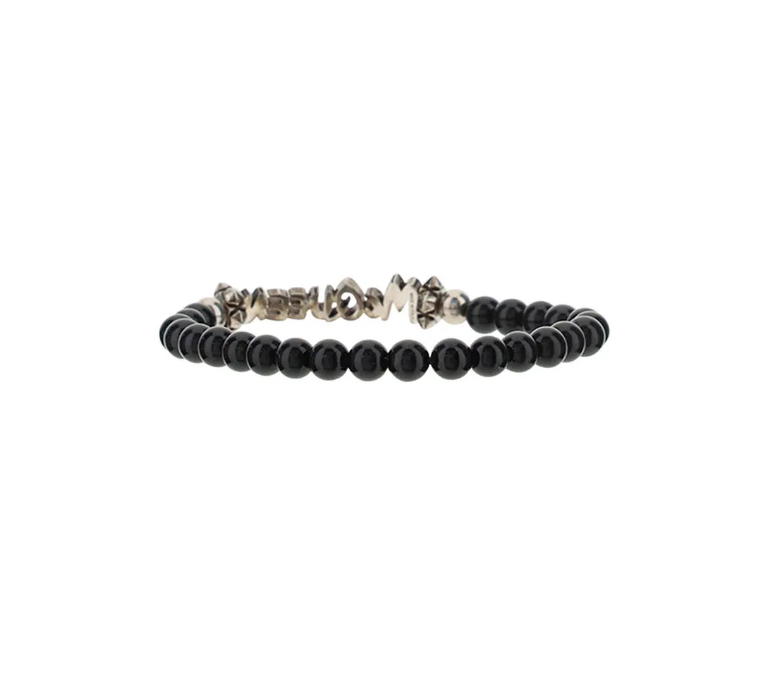 Alexander McQueen Logo Plaque Bracelet