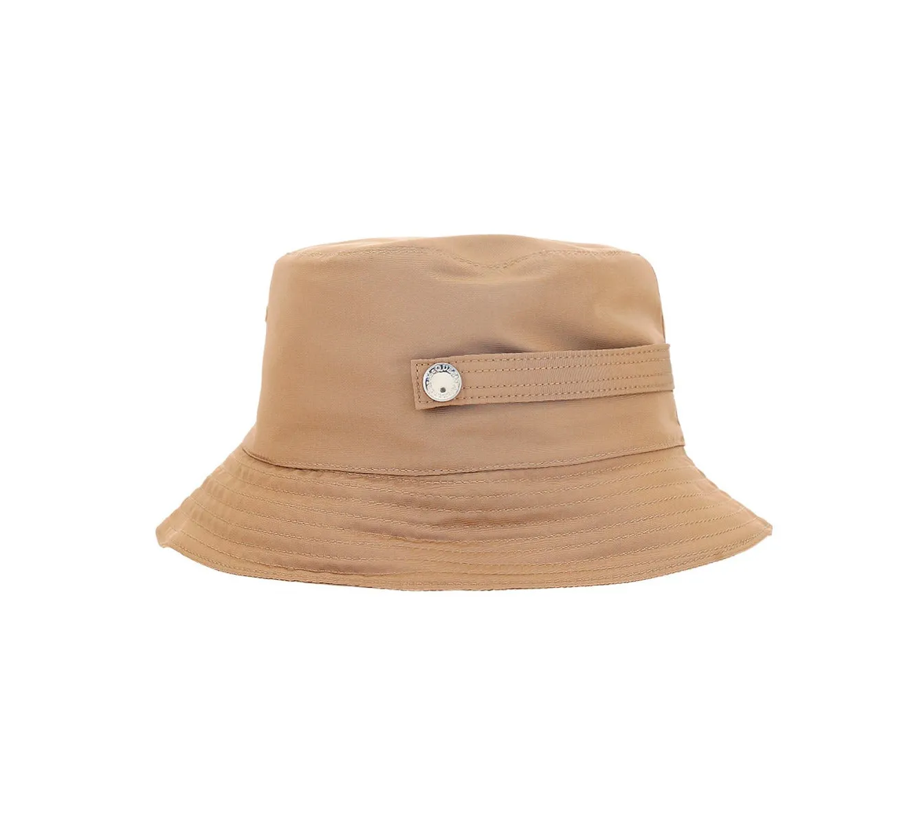 Alexander McQueen Logo Printed Narrow Brim Bucket Hat