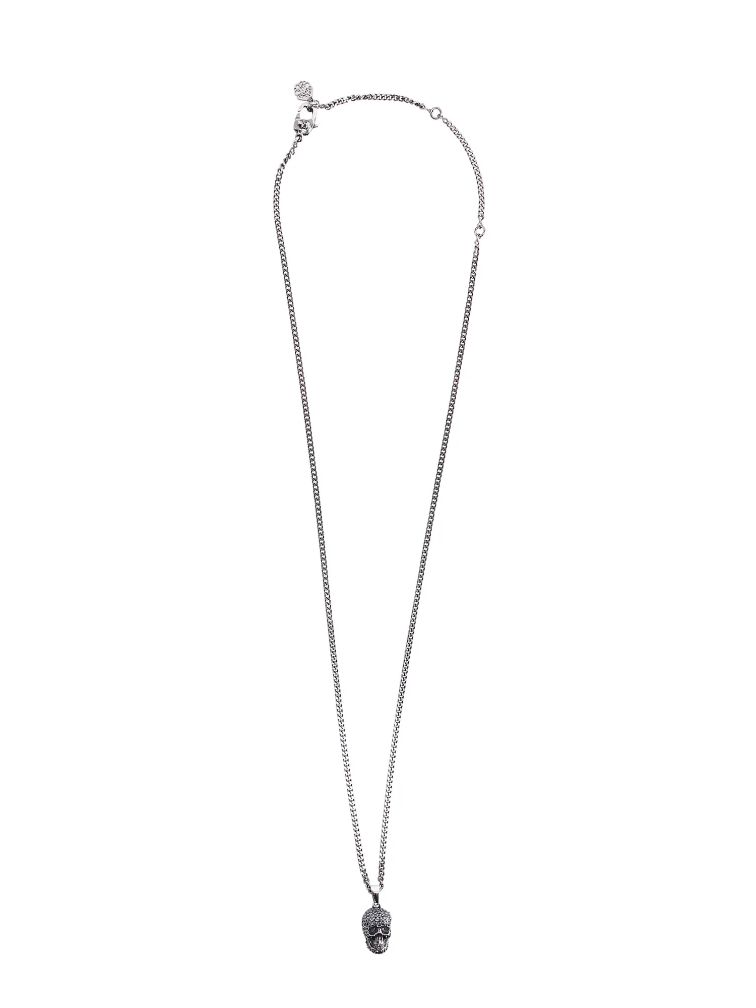 Alexander McQueen Pave Skull Necklace