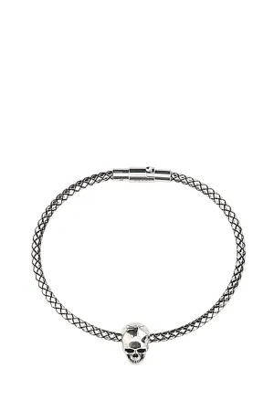 Alexander McQueen Skull-Charm Clasp Fastened Bracelet