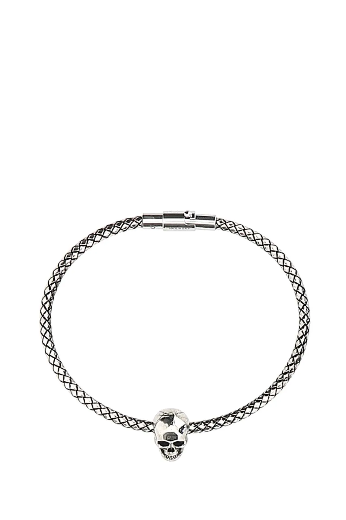 Alexander McQueen Skull-Charm Clasp Fastened Bracelet