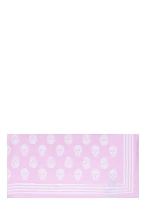 Alexander McQueen Skull Logo Printed Scarf