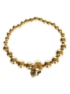 Alexander McQueen Skull Pendant Bracelet
