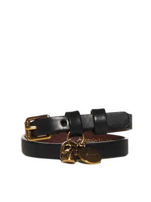 Alexander McQueen Skull Pendant Wrap Bracelet
