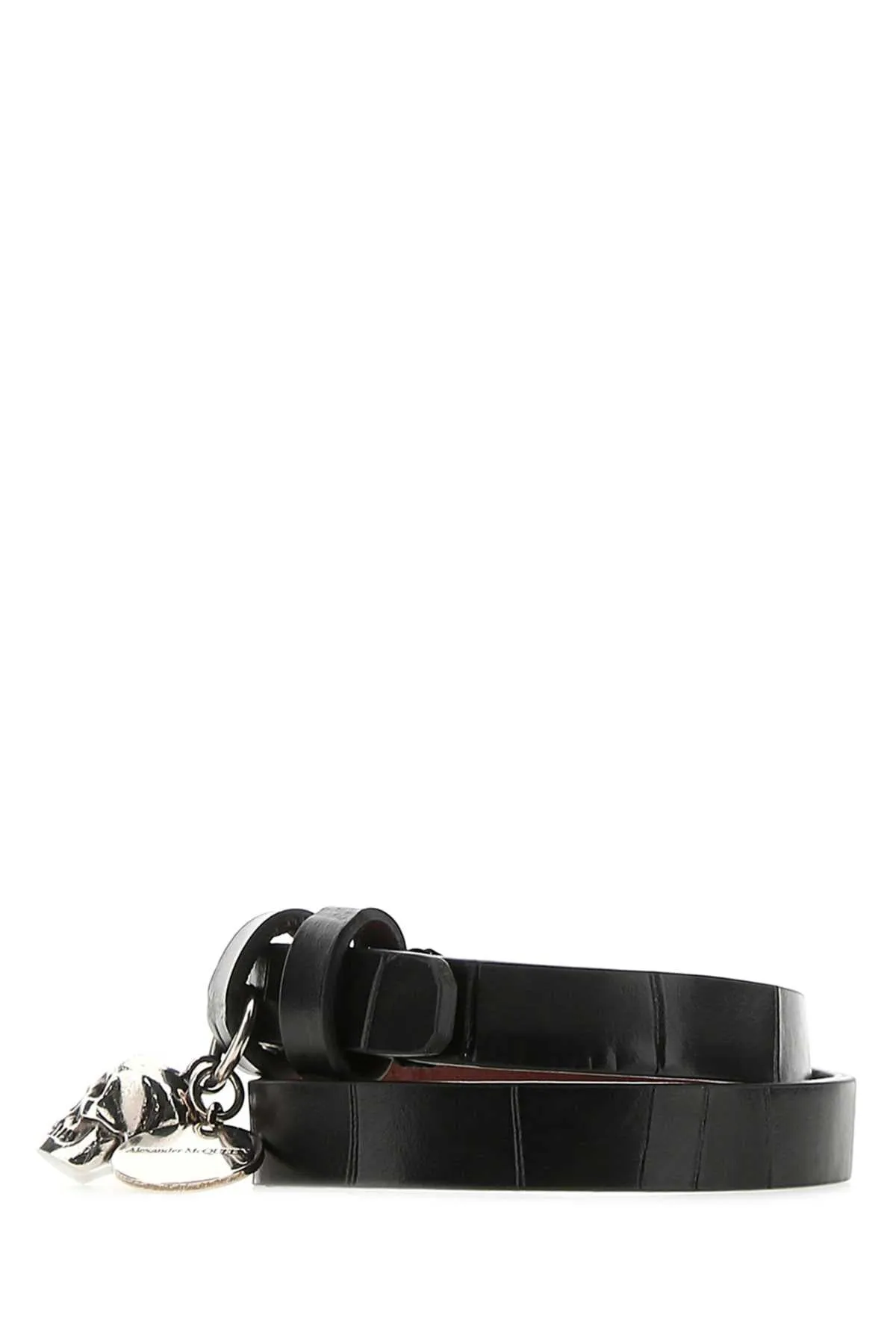 Alexander McQueen Skull Pendant Wrap Bracelet