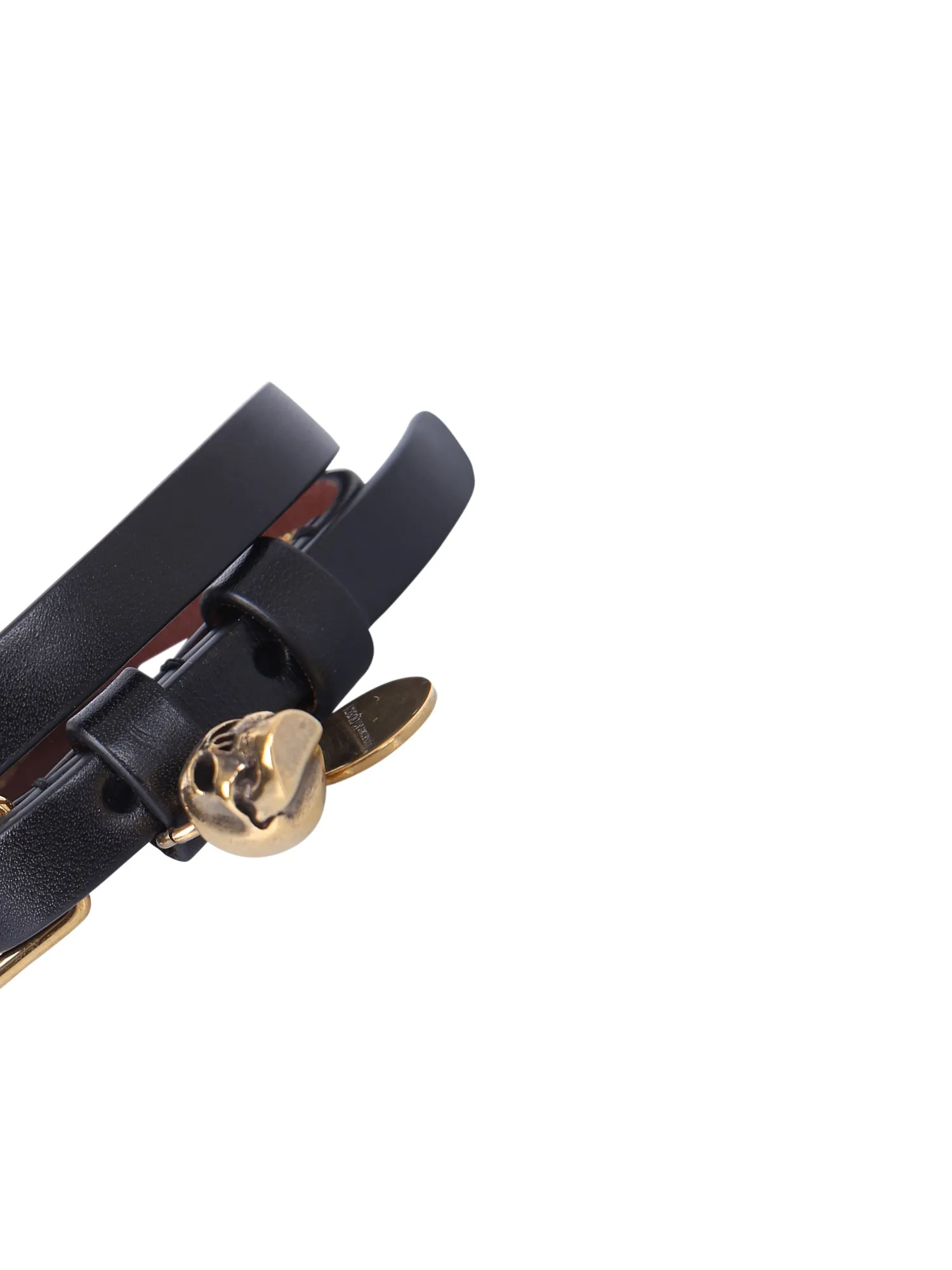 Alexander McQueen Skull Pendant Wrap Bracelet
