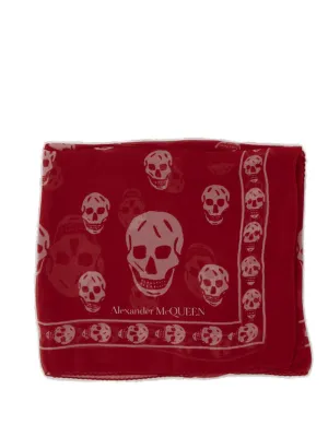 Alexander McQueen Skull Printed Scarf