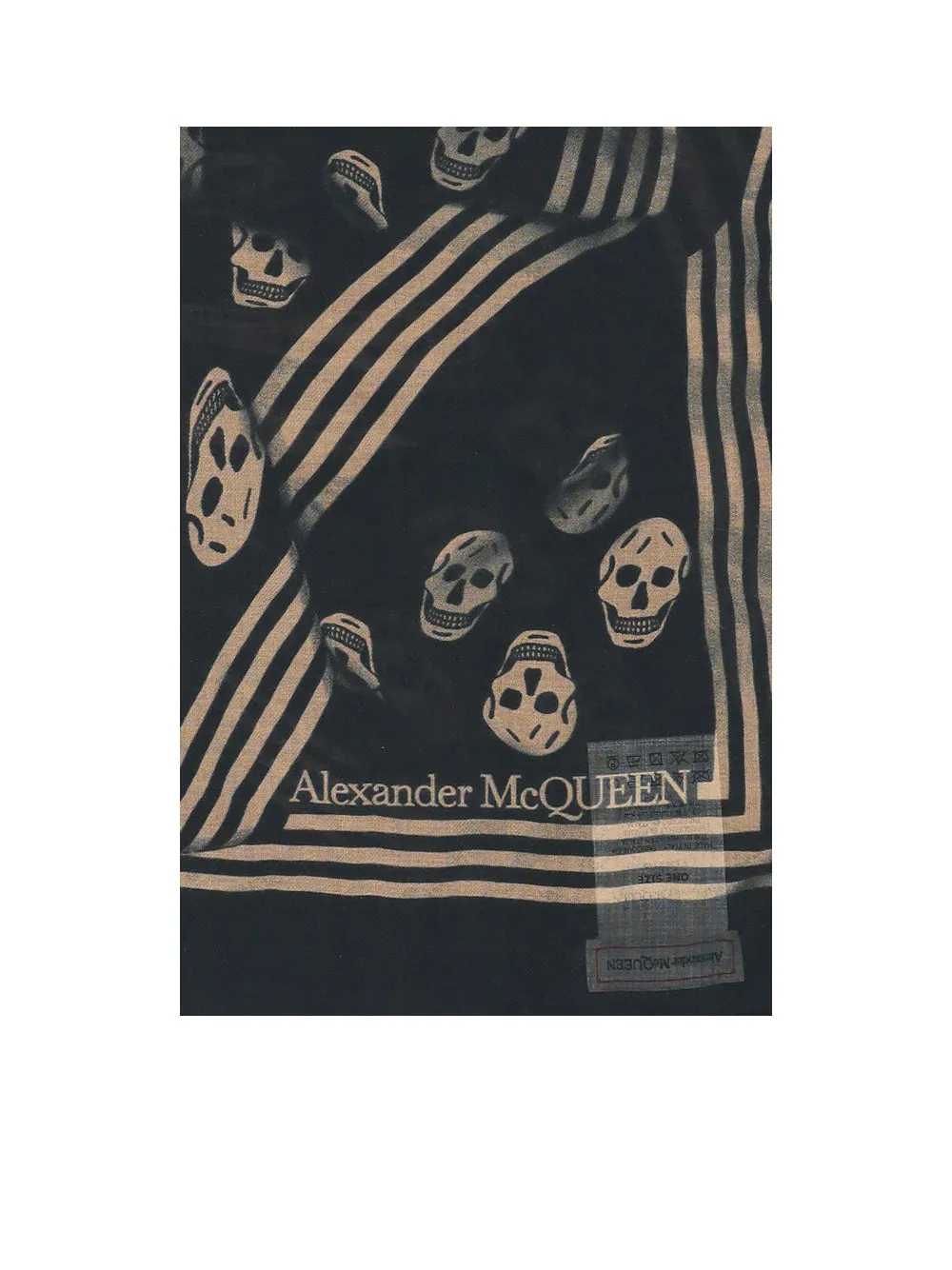 Alexander McQueen Skull Printed Scarf