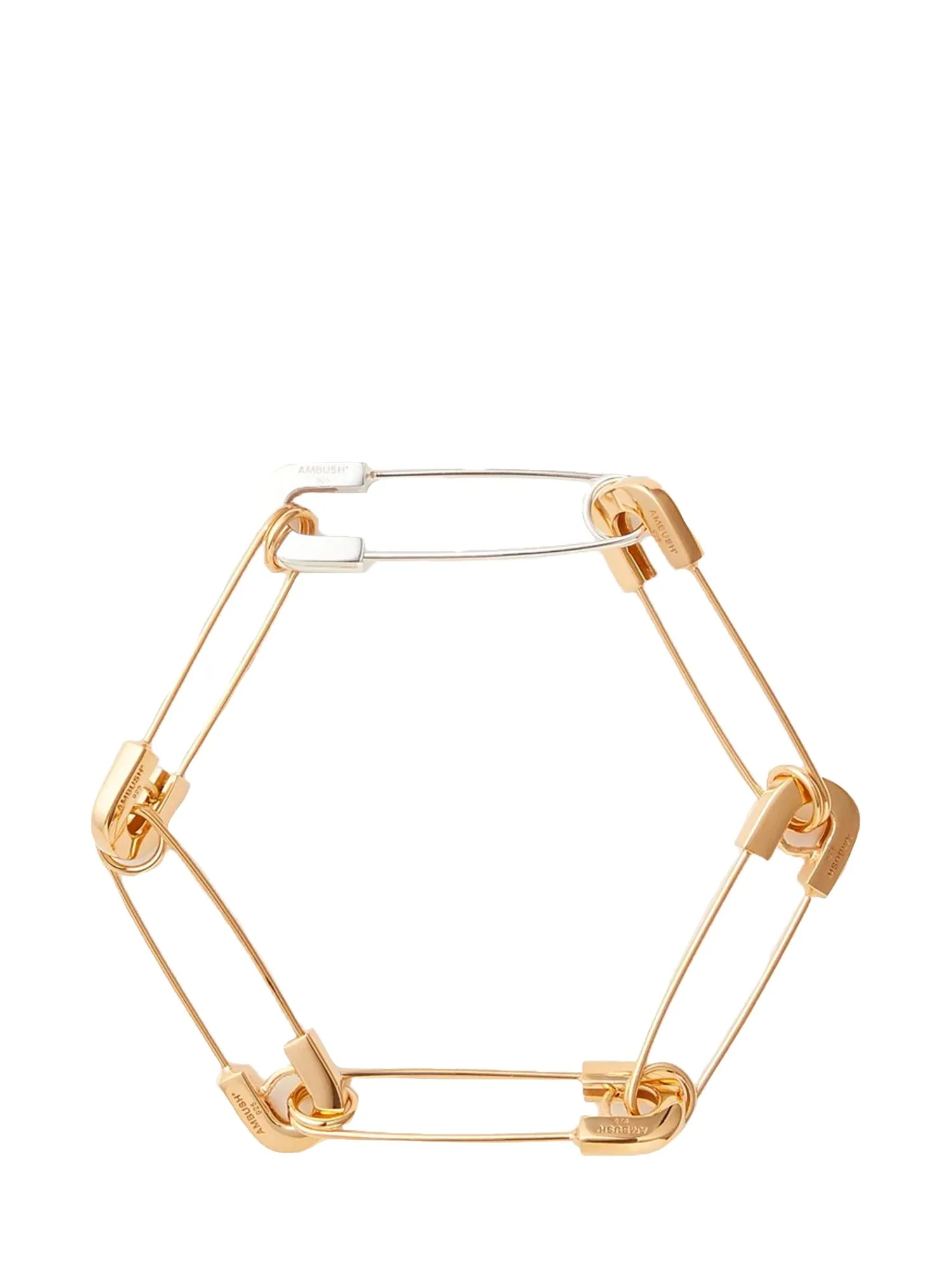 Ambush Safety Pin Link Bracelet