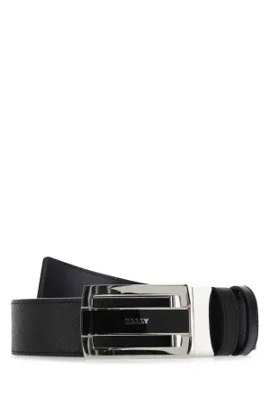 Bally Fabazia Logo Plaque Buckle Belt