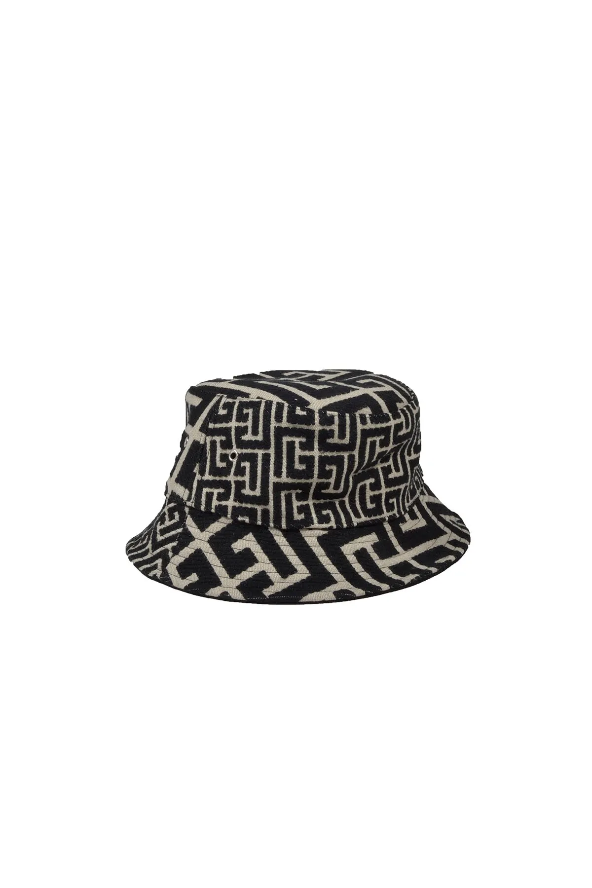 Balmain Reversible Monogram Jacquard Bucket Hat