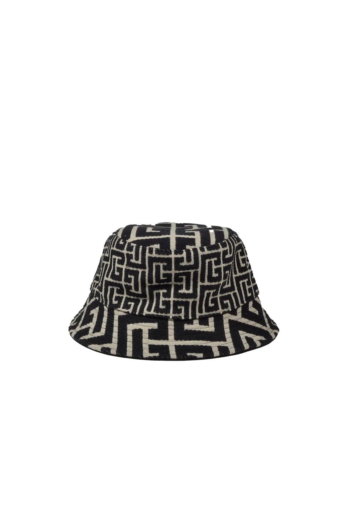 Balmain Reversible Monogram Jacquard Bucket Hat