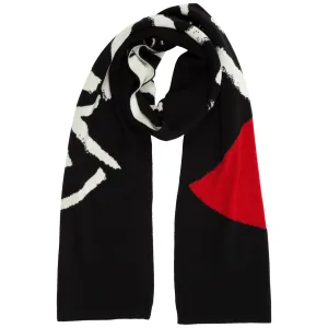 Boutique Moschino Logo Detailed Scarf