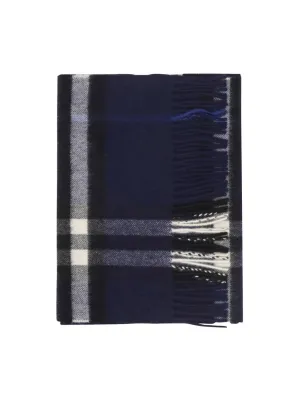 Burberry Checked Fringed Scarf