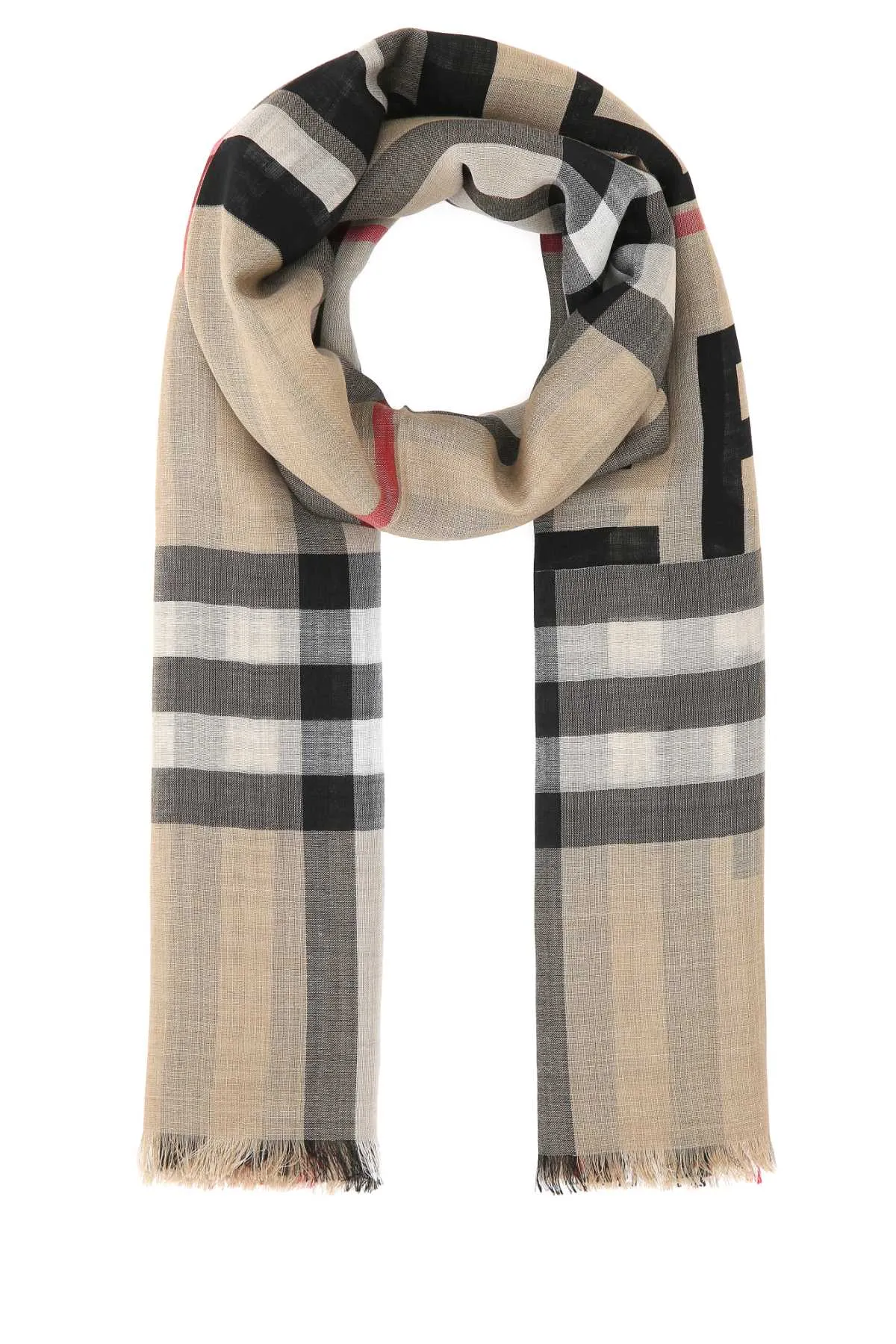 Burberry Horseferry Print Checked Scarf