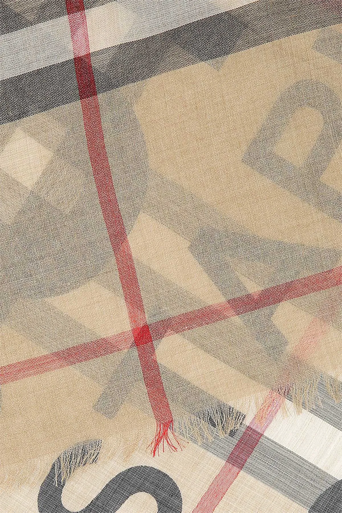 Burberry Horseferry Print Checked Scarf