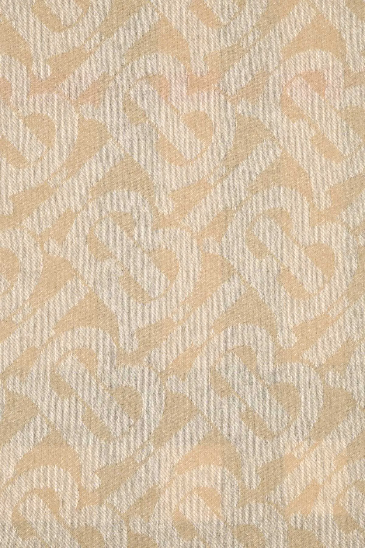 Burberry Monogram Check Jacquard Fringed Scarf