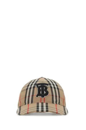 Burberry Monogram Checked Baseball Cap