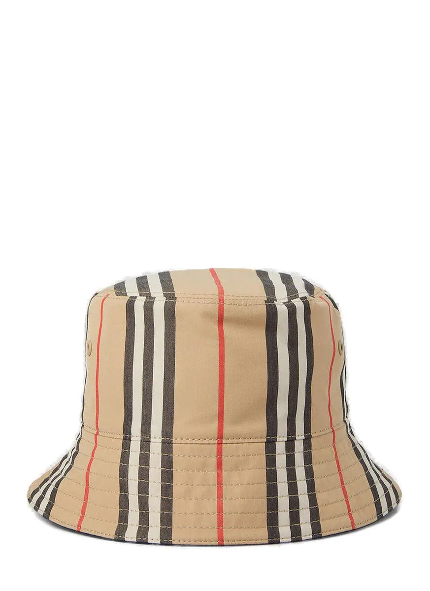 Burberry Reversible Icon Stripe Bucket Hat