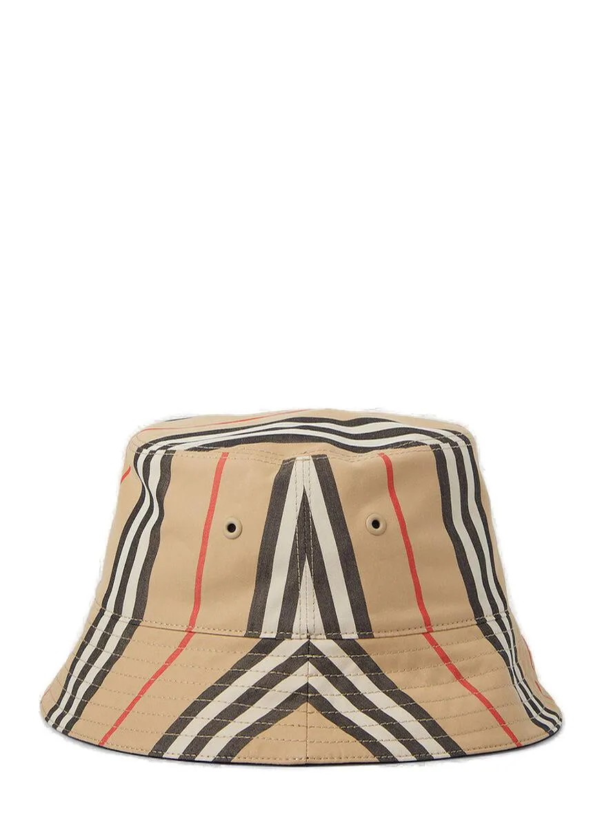 Burberry Reversible Icon Stripe Bucket Hat