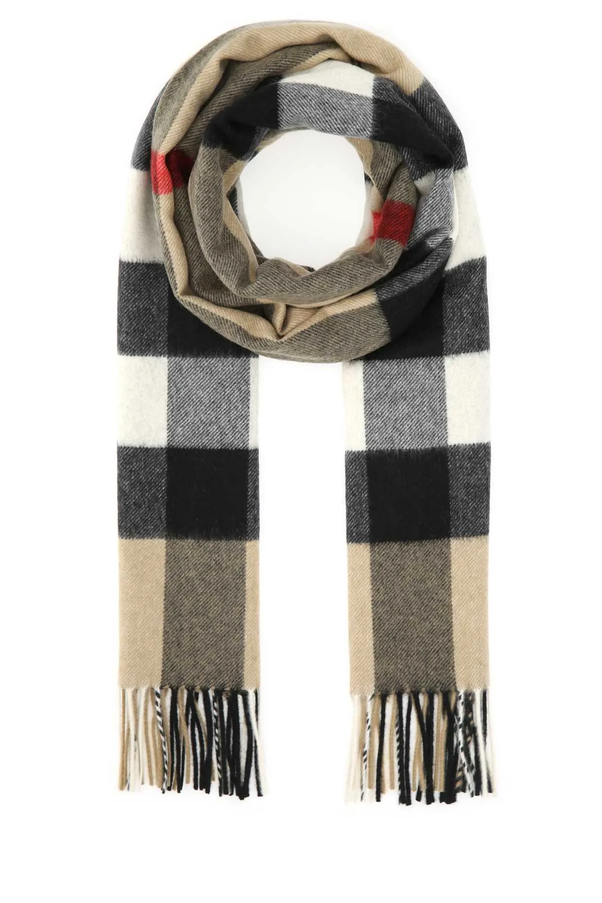 BurberryChecked Fringed Scarf