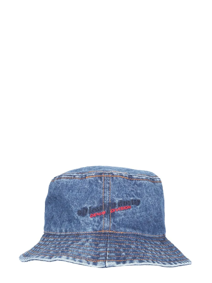 Diesel Washed Denim Bucket Hat