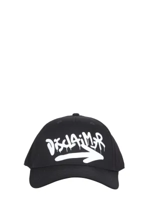 Disclaimer Logo Embroidered Baseball Cap