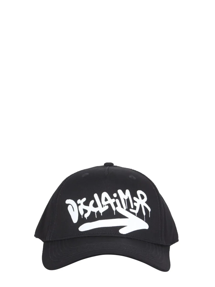 Disclaimer Logo Embroidered Baseball Cap