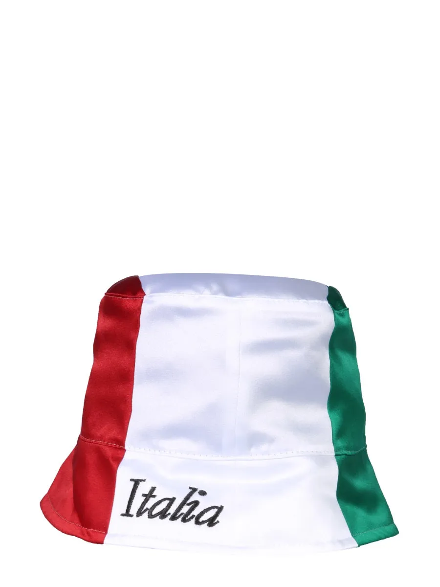 Dolce & Gabbana DG Logo Patch Bucket Hat