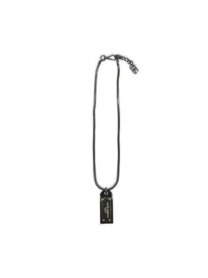 Dolce & Gabbana Logo Engraved Necklace