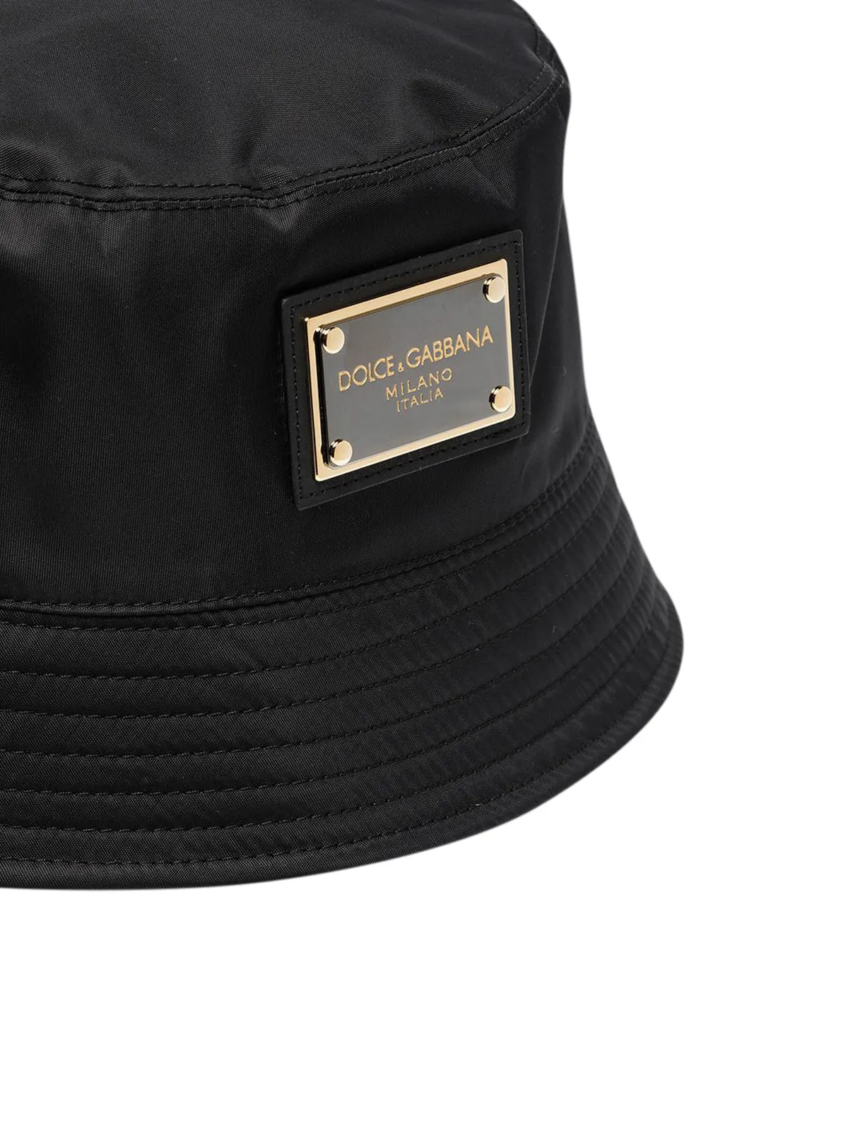 Dolce & Gabbana Logo Plaque Bucket Hat