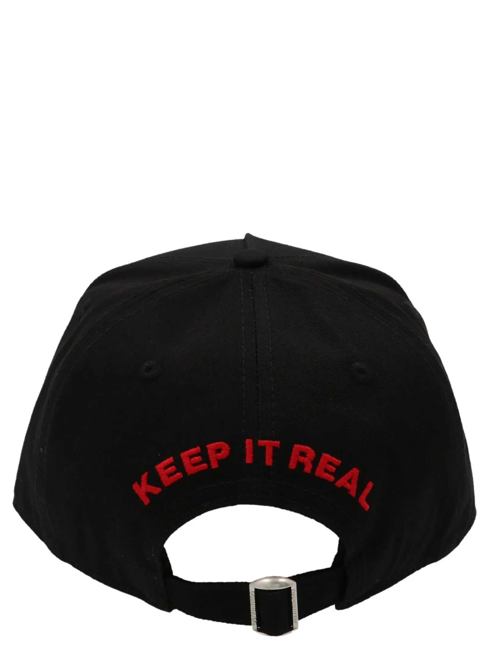 Dsquared2 Distressed Logo Embroidered Baseball Cap