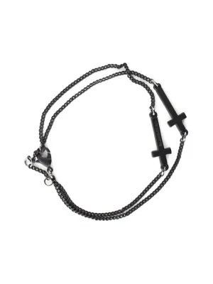 Dsquared2 Double Cross Charm Bracelet
